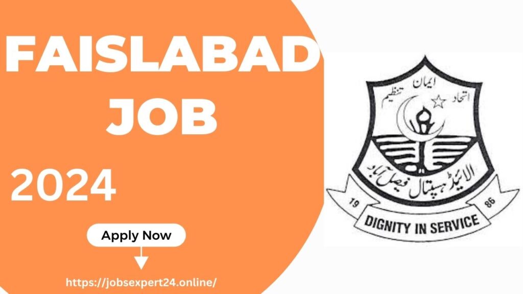 Faislabad job Online Apply 2024 DHQ Hospital