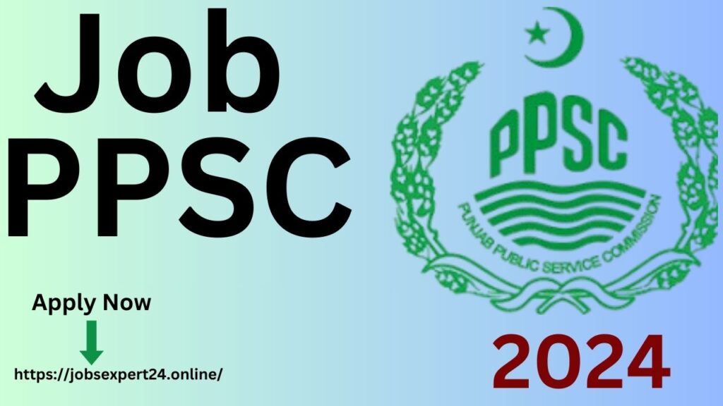 Job PPSC Online Apply In Lahore 2024